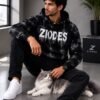 13 ZIODES Black Hoddie Printing