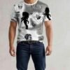 3 1 Ziodes Joker white cotton tshirts